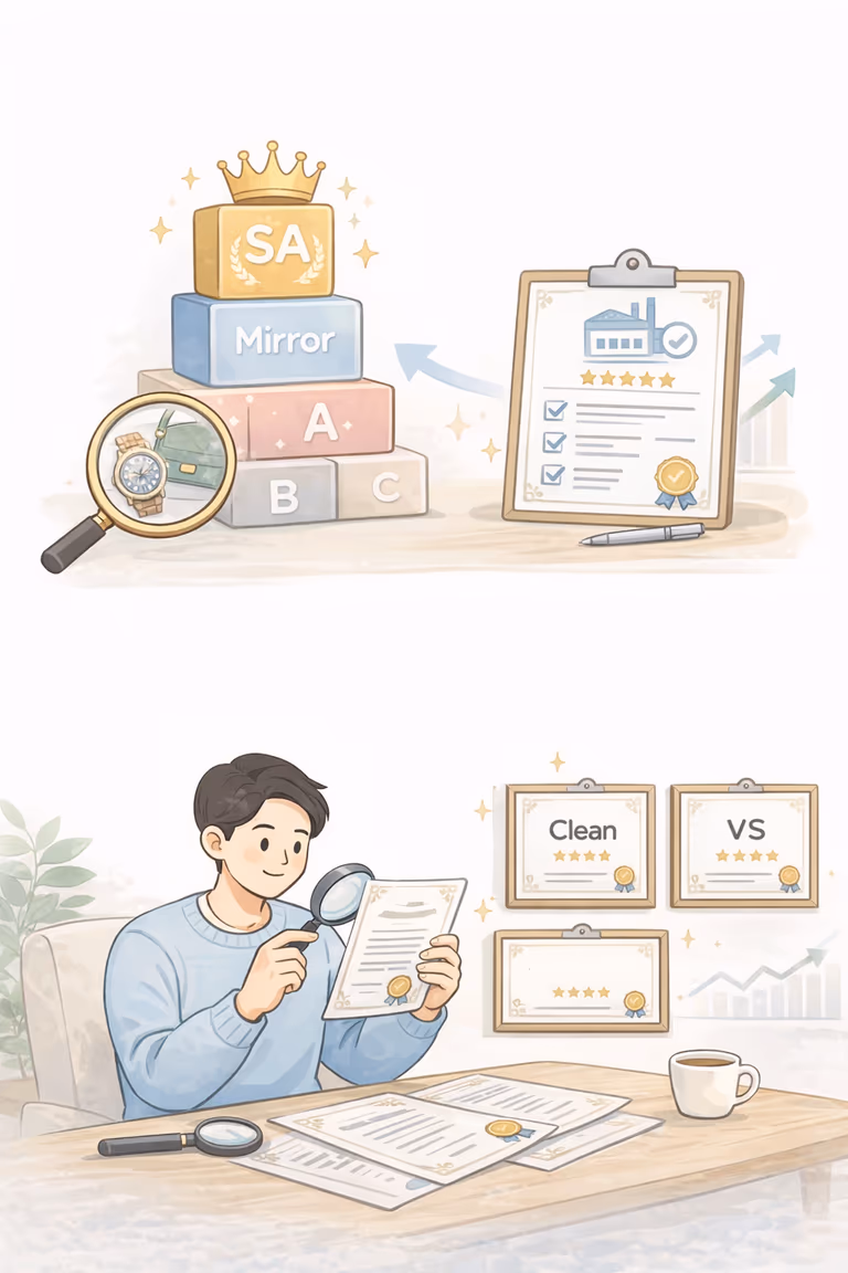 등급별 차이와 공장의 중요성 배경