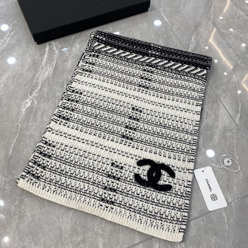 C H A N E L 샤넬 24A 체크 캐시미어 머플러 레플리카 - 악세사리 | 세미샵 레플리카 사이트