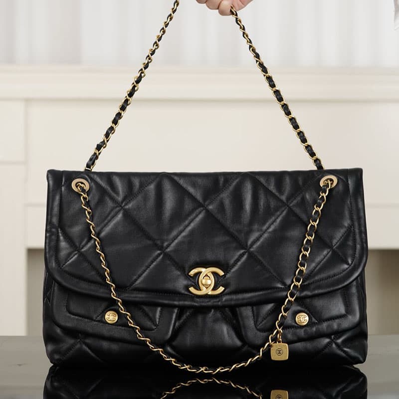 샤넬 샤넬 25K 투 포켓 맥시 플랩백 레플리카 - Bag | 세미샵 레플리카 사이트