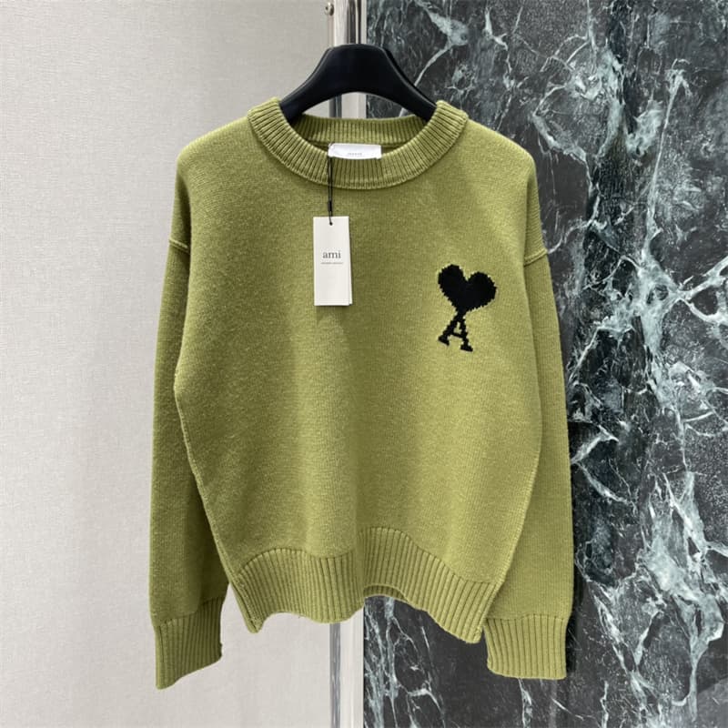 아미 드 꾀흐 울 니트 스웨터
