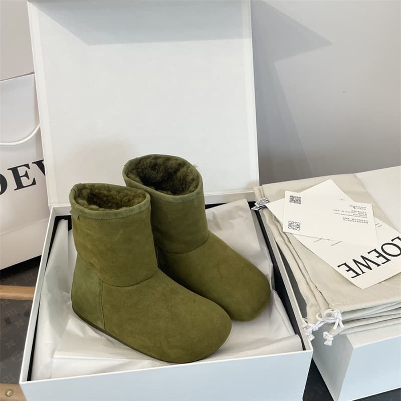 로에베 로에베 로고 스웨이드 앵클 부츠 레플리카 - 신발 | 세미샵 레플리카 사이트