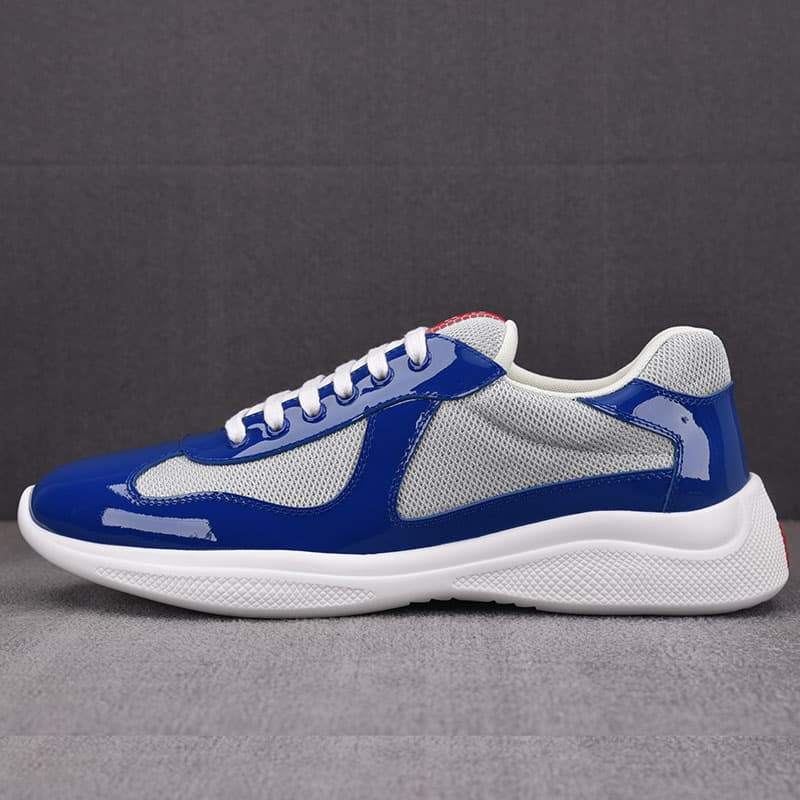 프라다 프라다 아메리카 컵 스니커즈 블루/실버 레플리카 - 신발 | 세미샵 레플리카 사이트