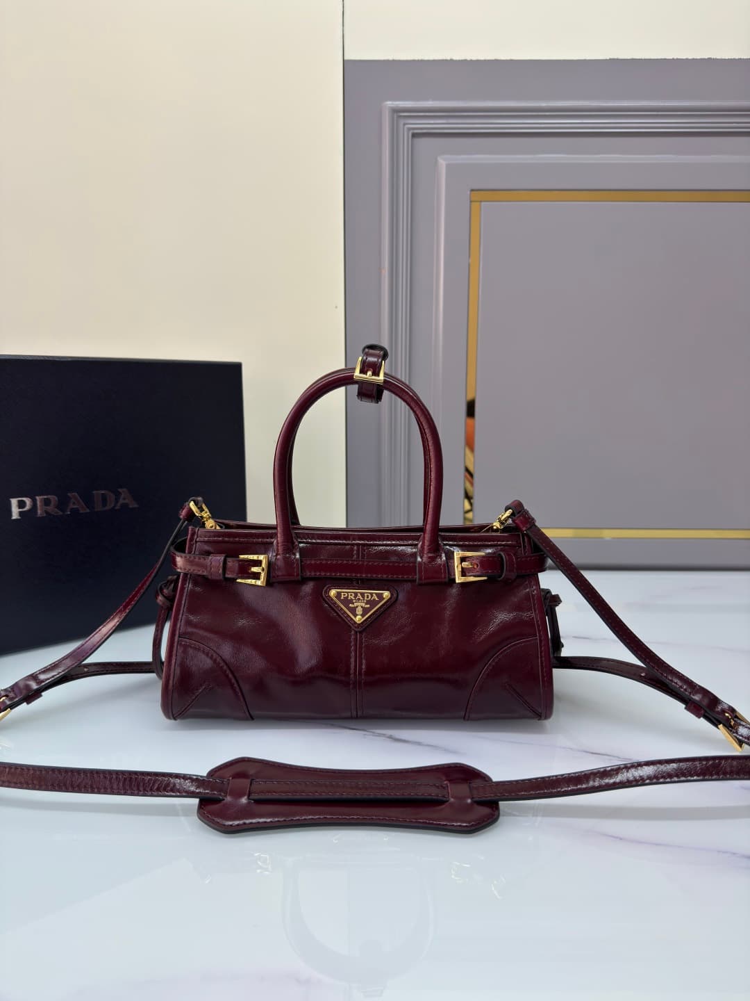 프라다 프라다 보니 미니 탑 핸들 레플리카 - Bag | 세미샵 레플리카 사이트