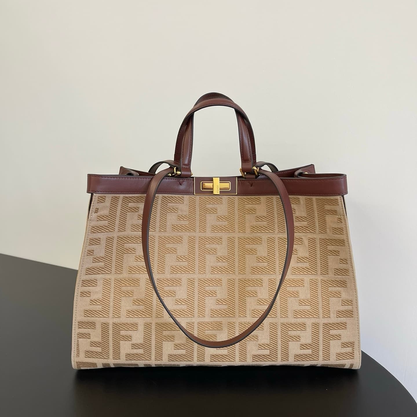 펜디 펜디 피카부 X토트 FF 샌드 캔버스 레플리카 - Bag | 세미샵 레플리카 사이트