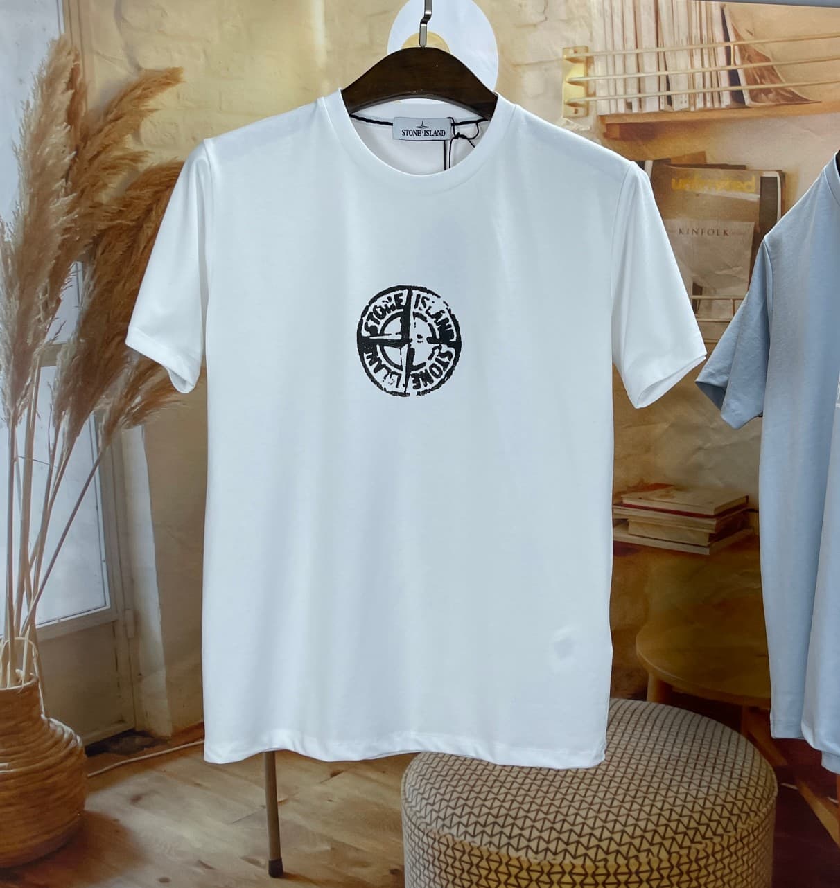 Stone Island 스톤아일랜드 코튼 저지 스템프 로고 티셔츠 레플리카 - 의류 | 세미샵 레플리카 사이트