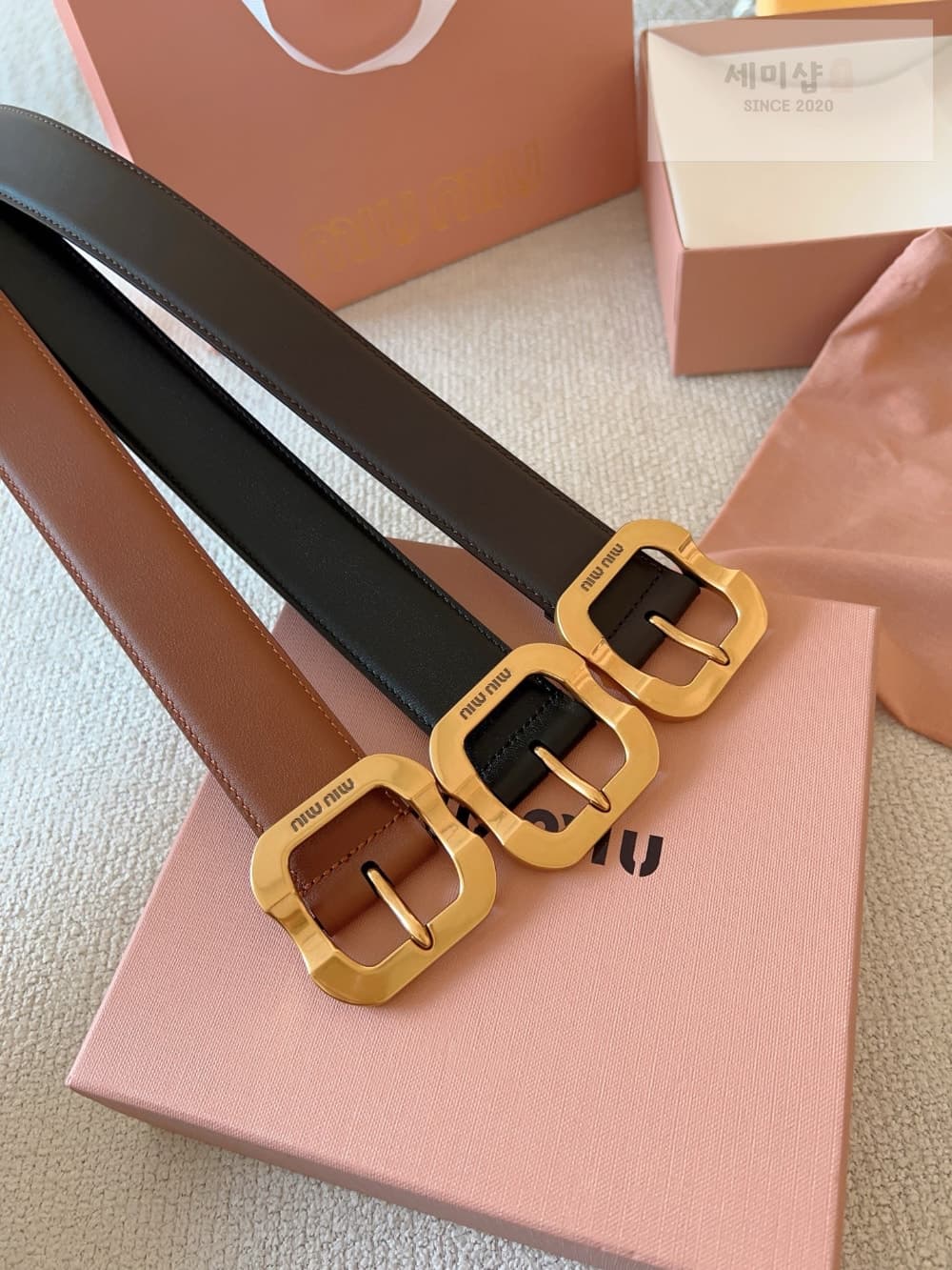 Miu Miu Miu Miu 3 레플리카 - 벨트 | 세미샵 레플리카 사이트