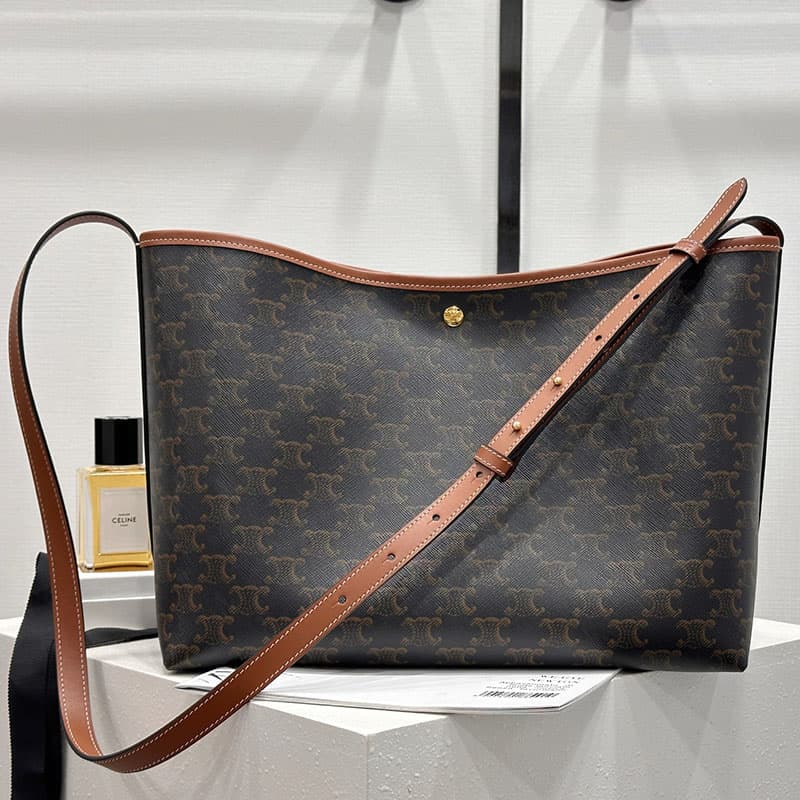 C E L I N E 셀린느 소프트 쇼퍼백 트리옹프 캔버스 탄 123912 레플리카 - Bag | 세미샵 레플리카 사이트