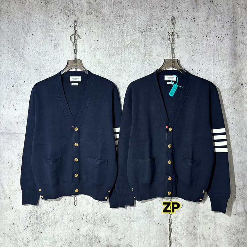 Thom Browne 톰브라운 사선완장 밀라노 스티치 코튼 크레이프 가디건 레플리카 - 의류 | 세미샵 레플리카 사이트
