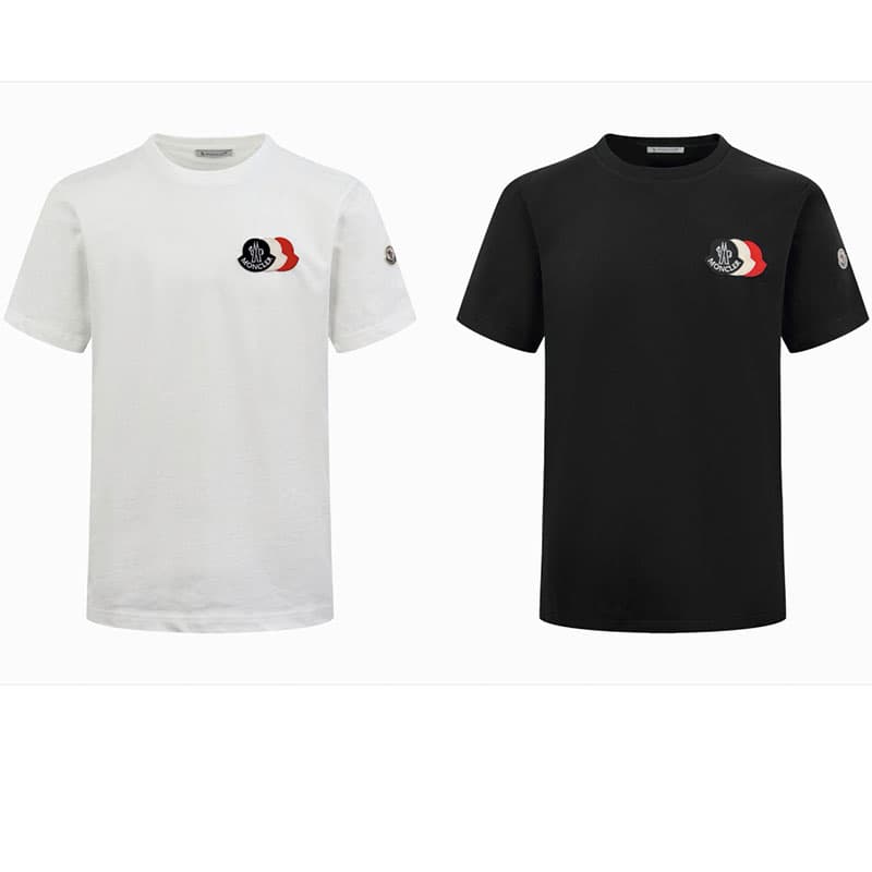 몽클레어 몽클레어 자수 트라이컬러 로고 반팔 티셔츠 레플리카 - 의류 | 세미샵 레플리카 사이트