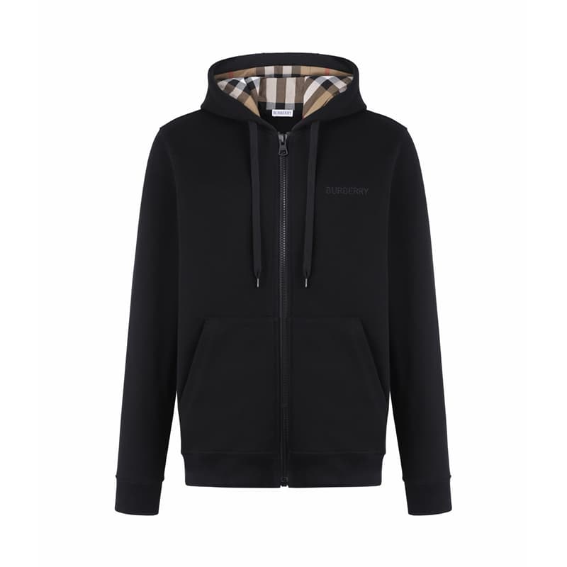 버버리 버버리 체크 코튼 블렌드 후드 집업 탑 레플리카 - 의류 | 세미샵 레플리카 사이트