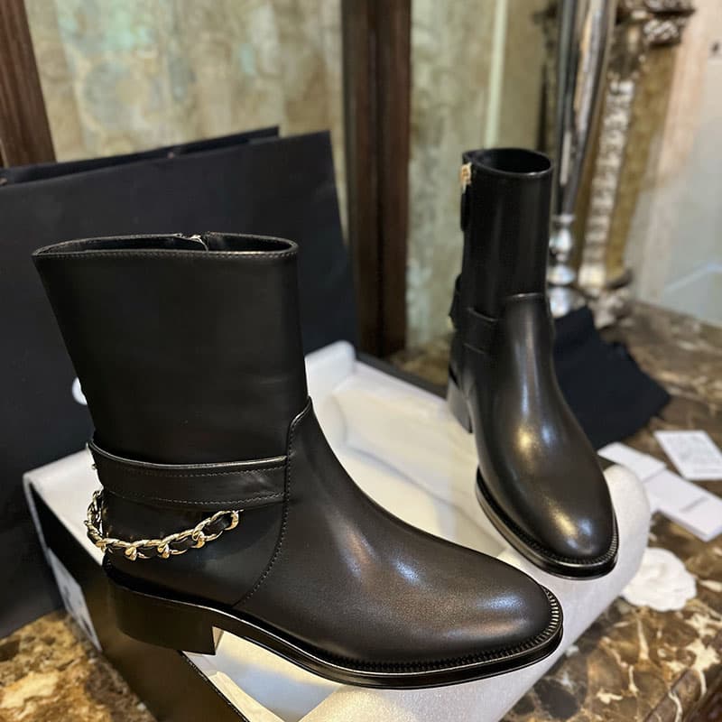 샤넬 샤넬 23a 체인 앵클 부츠 레플리카 - 신발 | 세미샵 레플리카 사이트
