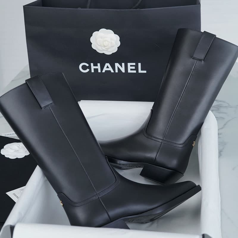 샤넬 샤넬 23s CC 로고 카우보이 롱 부츠 레플리카 - 신발 | 세미샵 레플리카 사이트