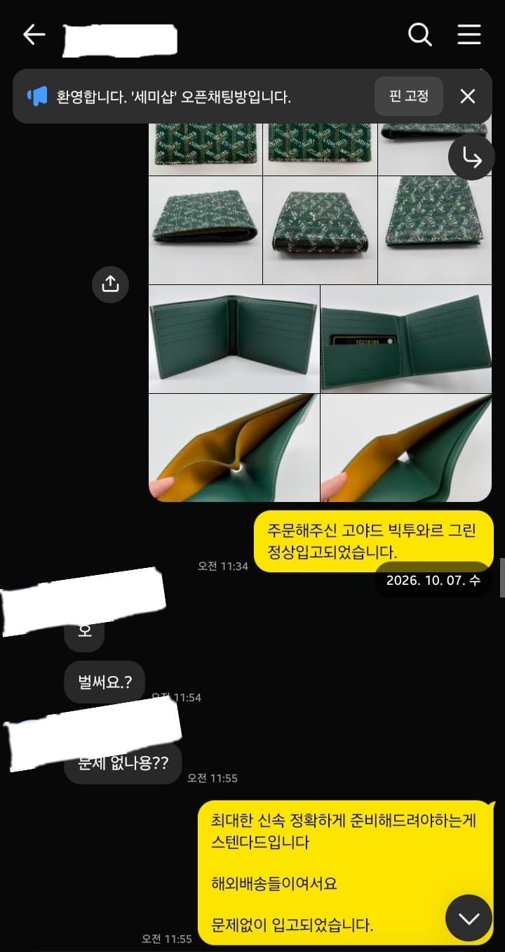 고야드 빅투와르 그린 - 이미지 1