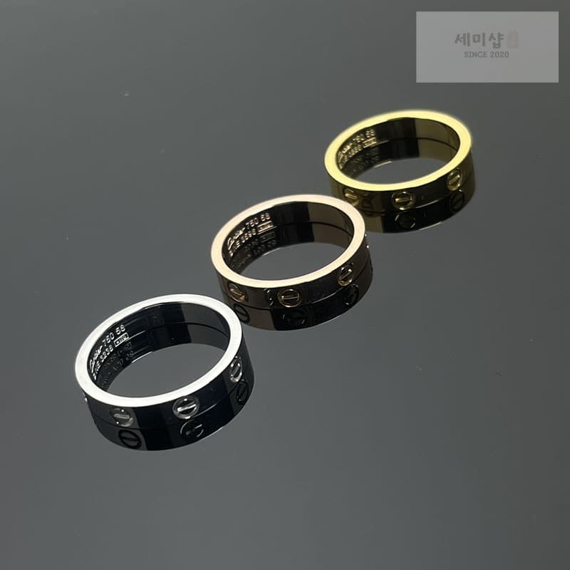 Cartier 까르띠에 8핀 러브 링 - 세미샵