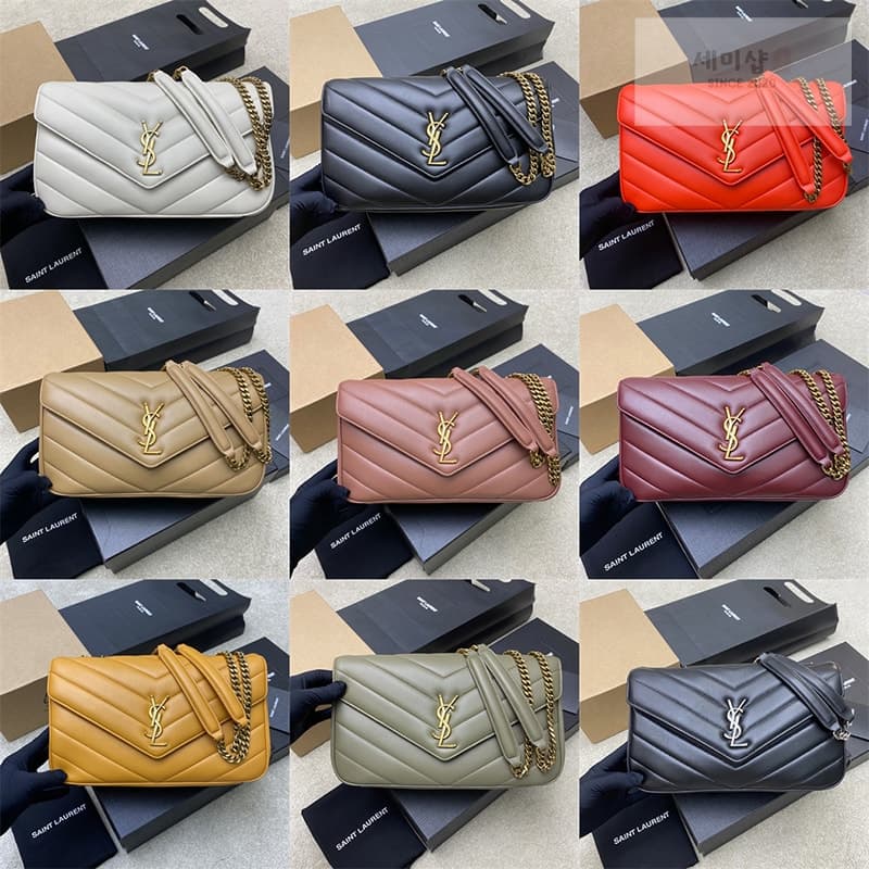 Saint Laurent 생로랑 루루 토이 램스킨 미디엄 크로스 백 화이트 Bag