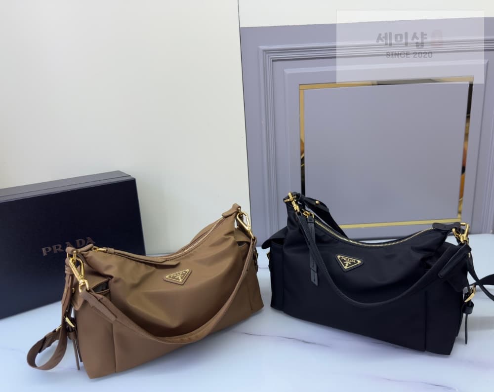 P R A D A Prada Explore Large Re-Nylon And Leather - 세미샵