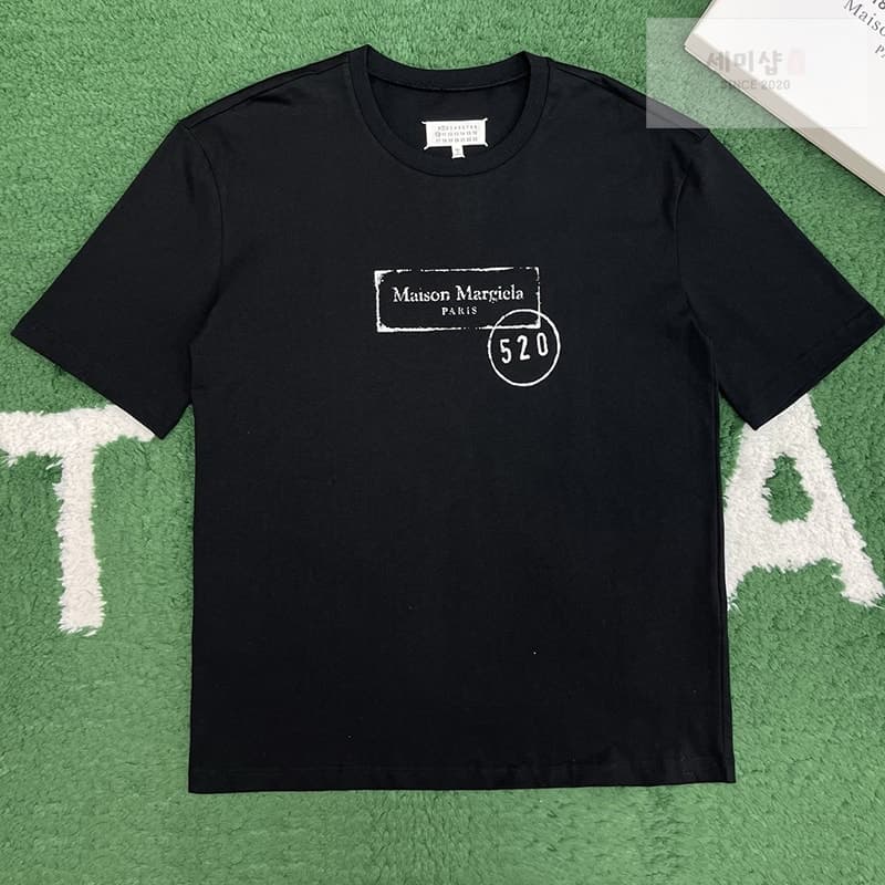 Maison Margiela 메종 마르지엘라 520 로고 반팔 티셔츠 - 세미샵