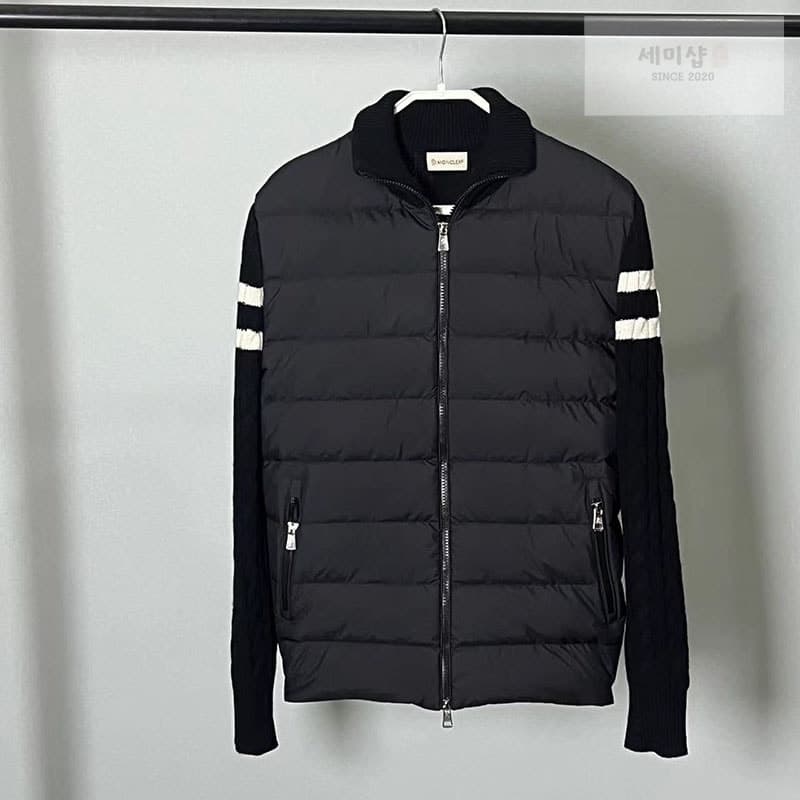 Moncler 몽클레어 디몬트 니트 패널 패딩 자켓 - 세미샵