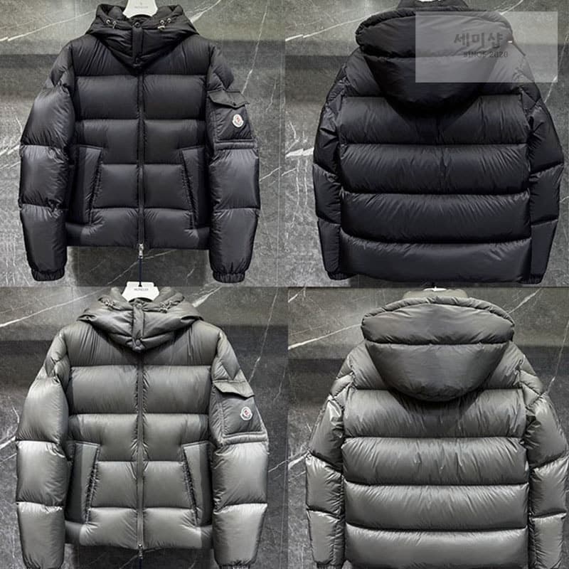 Moncler 몽클레어 Couyere 쿠예르 후드 숏 다운 패딩 자켓 - 세미샵