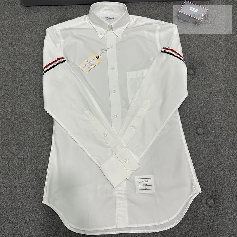 Thom Browne 톰브라운 클래식 포플린 암밴드 셔츠 의류