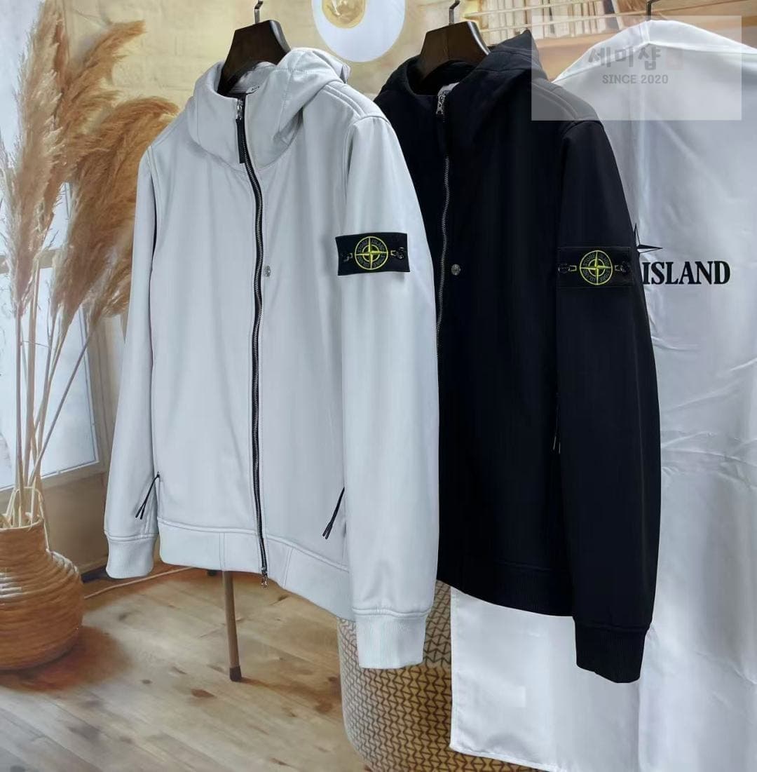 Stone Island 스톤아일랜드 소프트 쉘 프리모로프트 인슐레이션 후드 자켓 - 세미샵