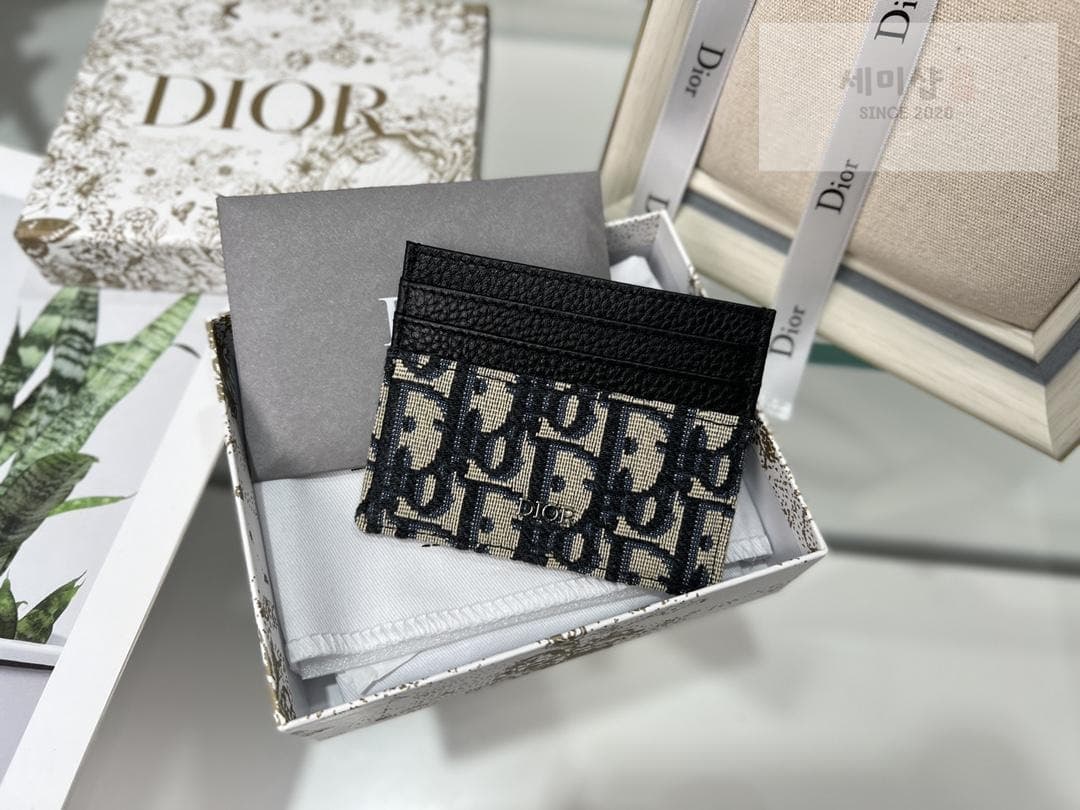 D I O R Dior Oblique Card Holder - 세미샵