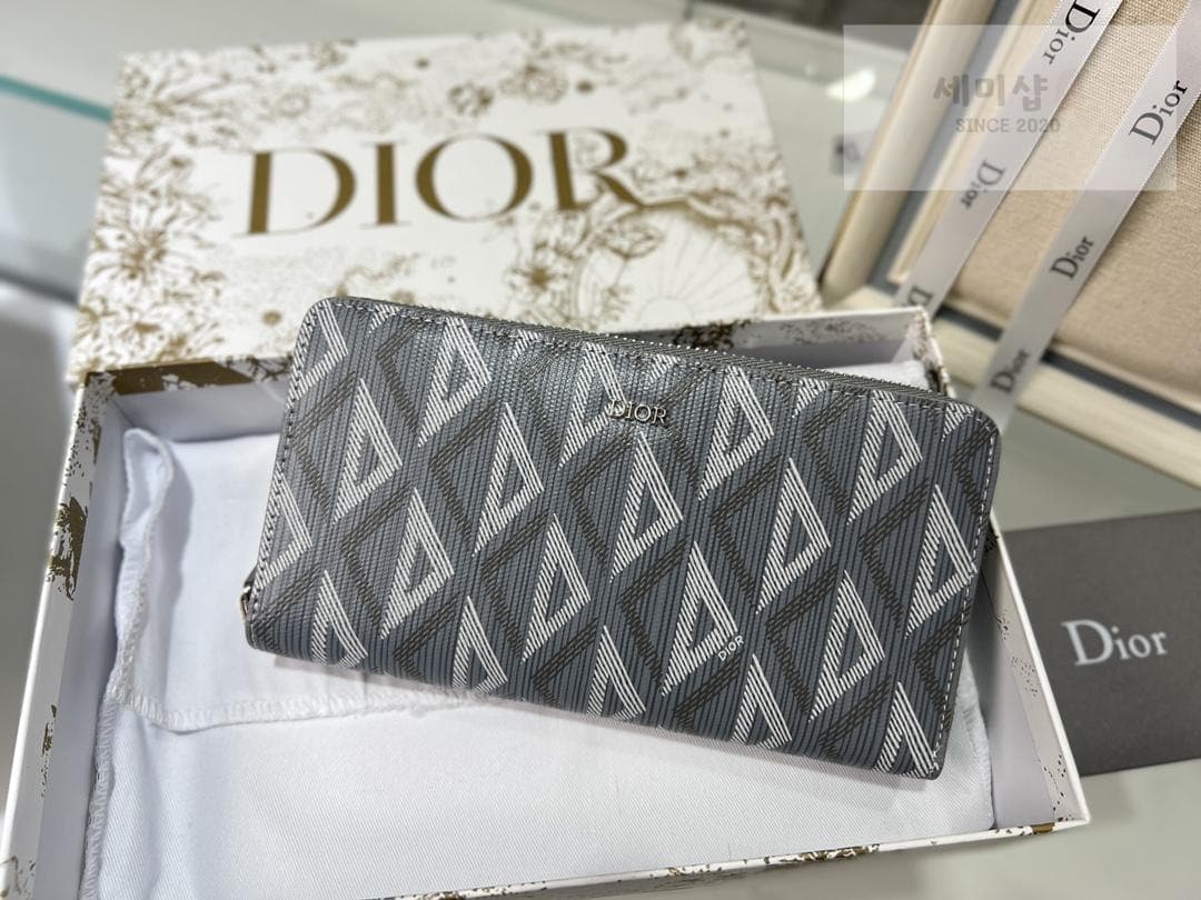 D I O R Dior Zipped Long Wallet - 세미샵
