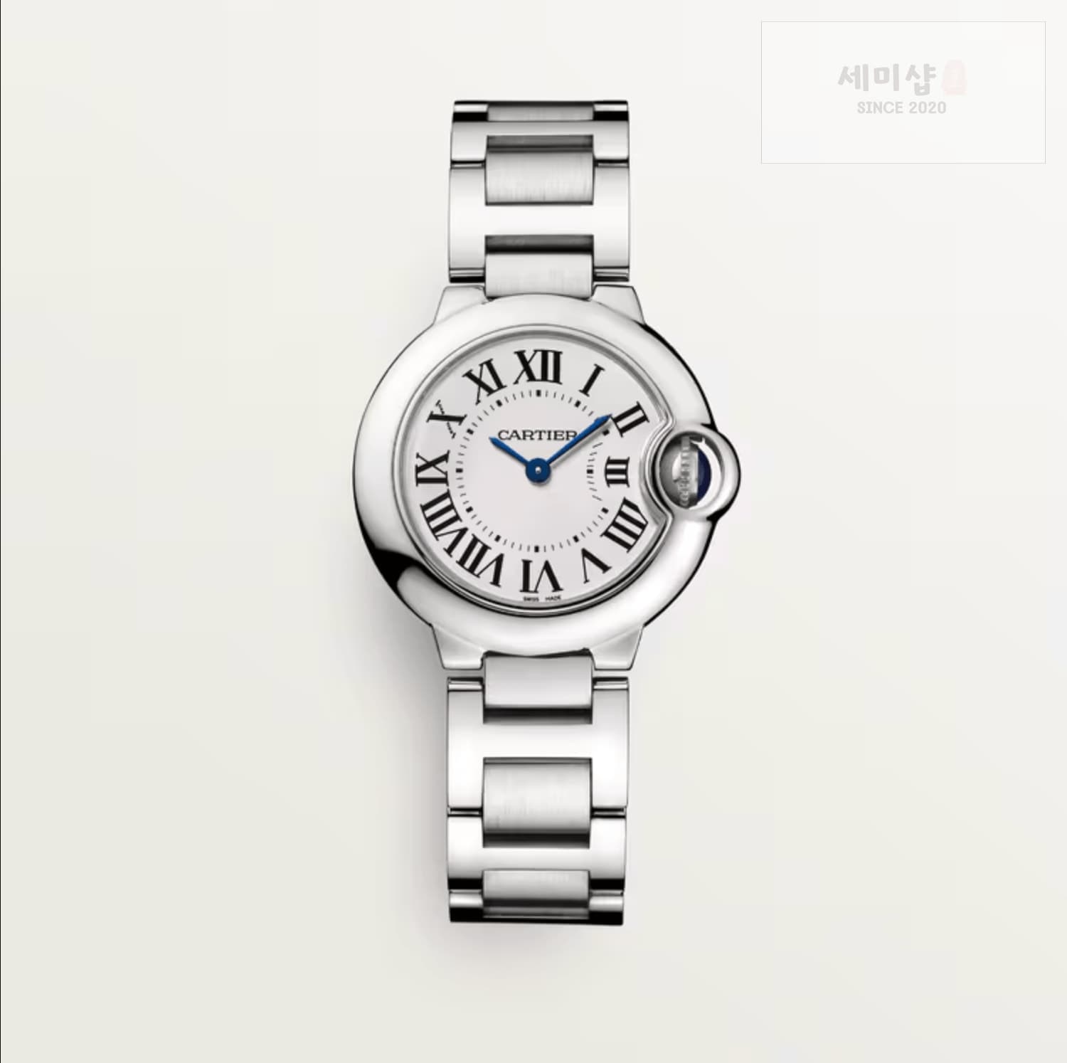 카르티에 까르띠에 발롱 블루 워치 28mm / 33mm 쿼츠 스틸 WSBB0073 시계