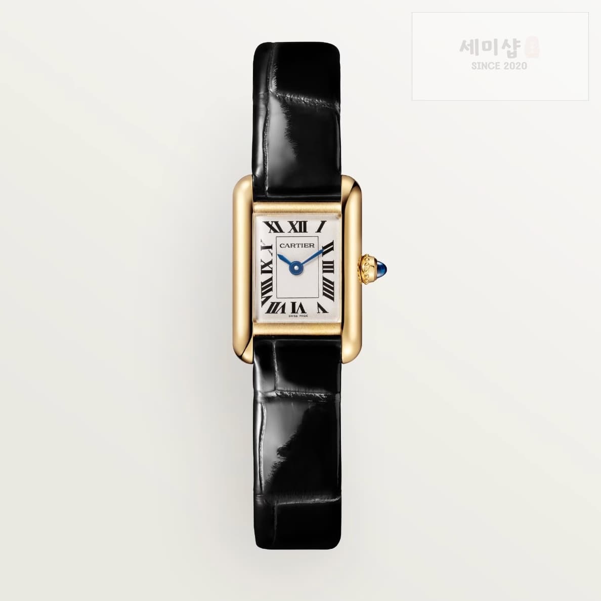 카르티에 까르띠에 탱크 루이 미니 쿼츠 모델 악어가죽 2컬러 옵션 레플리카 - 시계 | 세미샵