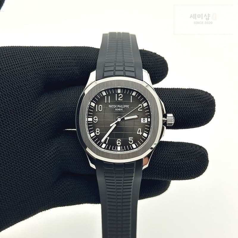 Patek Philippe 3K공장 아쿠아넛 그레이다이얼 러버스트랩 Aquanaut Ref.5167 SS/RU Grey/Num 3KF V3 A330 레플리카 - 시계 | 세미샵