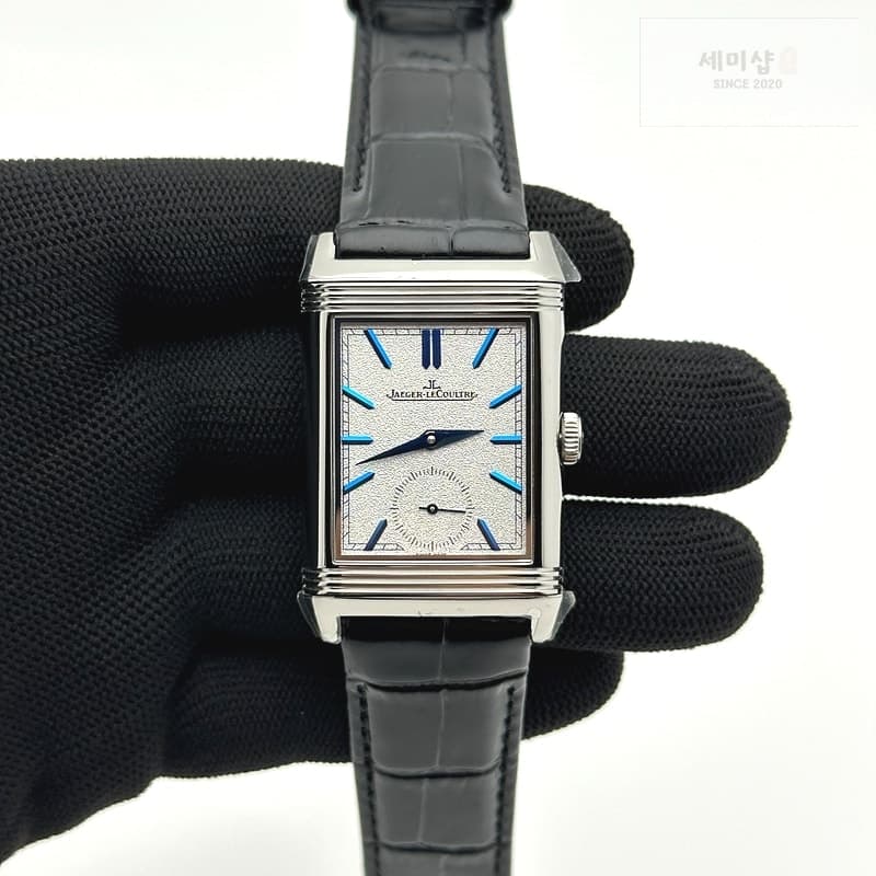 Jaeger Le Coultre MG공장 예거 리베르소 스틸 가죽스트랩 듀오페이스 블랙가죽스트랩 Reverso Tribute Small Seconds SS/LE Silv Wht MGF A854A 레플리카 - 시계 | 세미샵