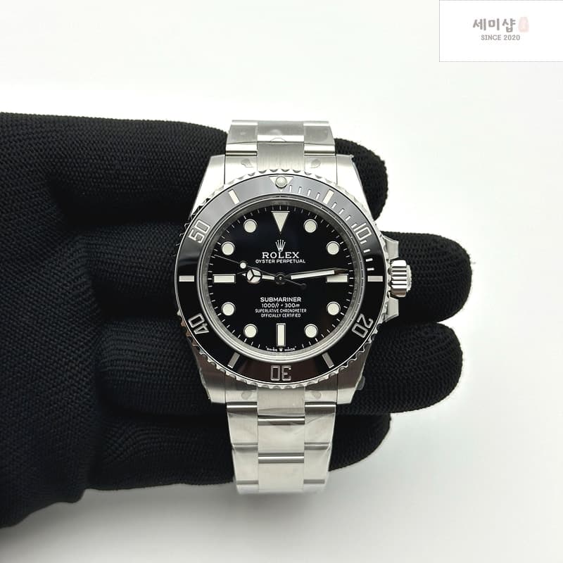 Rolex VS공장 롤렉스 서브마리너 41 신형 논데이트 스틸 브레이슬릿 Submariner 41mm 124060 No Date 904L Steel VSF 1:1 Best Edition Black Dial (SBF) 레플리카 - 시계 | 세미샵