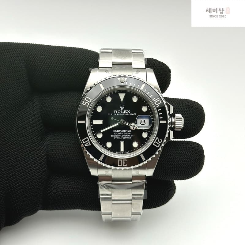 Rolex VS공장 롤렉스 서브마리너 41 신형 블랙데이트 브레이슬릿 Submariner 41mm 126610 LN Black Ceramic 904L Steel VSF 1:1 Best Edition VS3235 레플리카 - 시계 | 세미샵