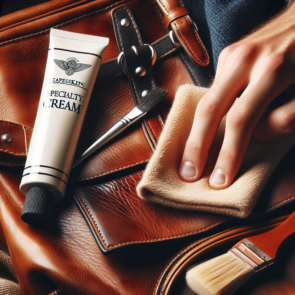 카프스킨 소가죽 관리 - 크림과 브러시 사용법 | 세미샵