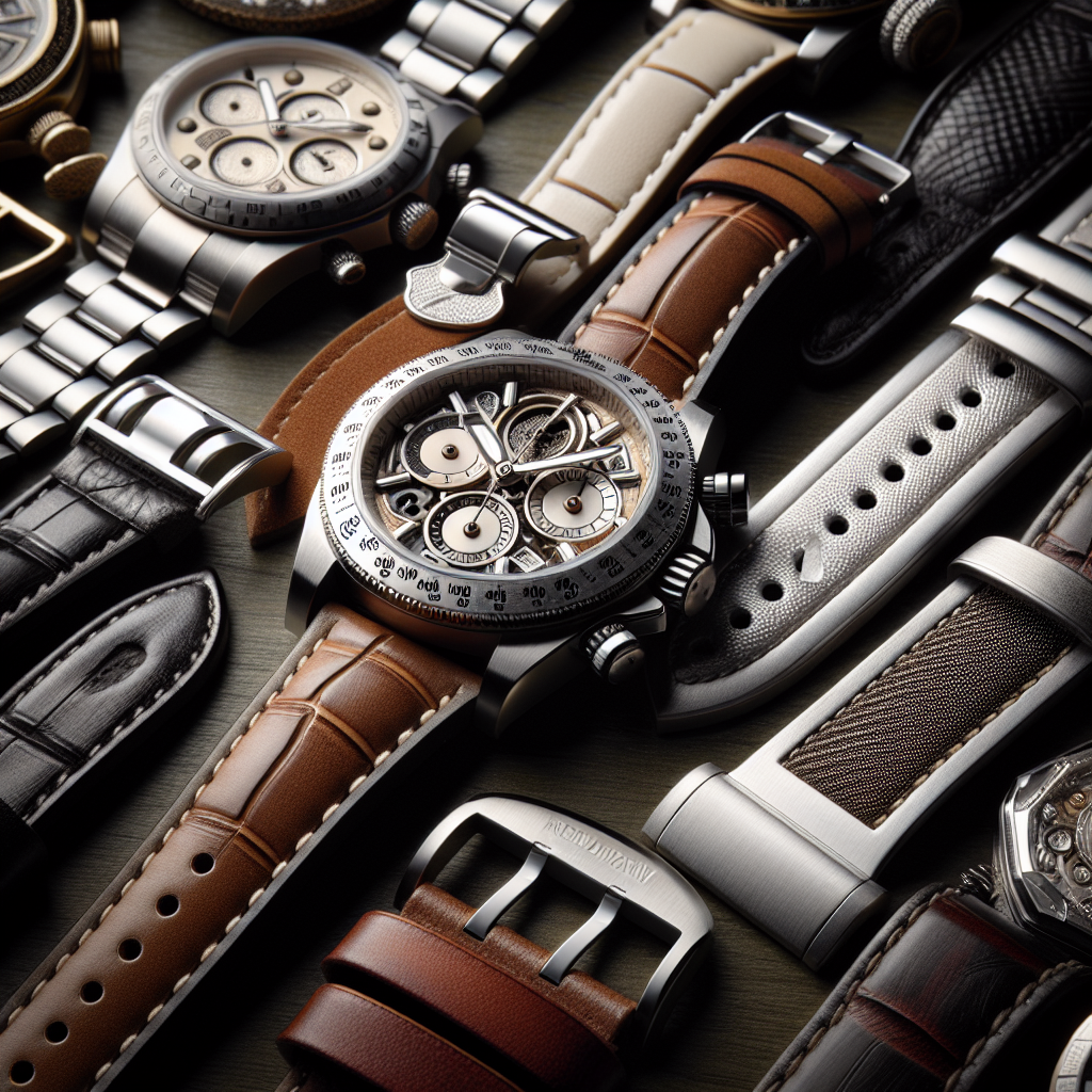 명품 레플리카 시계줄 재질 확인 - 메탈 가죽 고무줄 구분법 | 세미샵